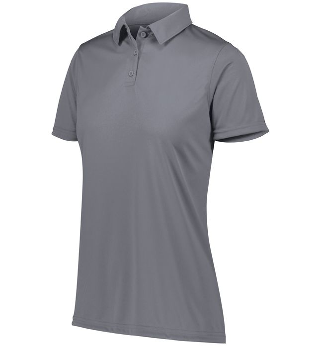 Augusta Sportswear Self-fabric Collar Ladies Vital Polo Polyester 5019 Graphite