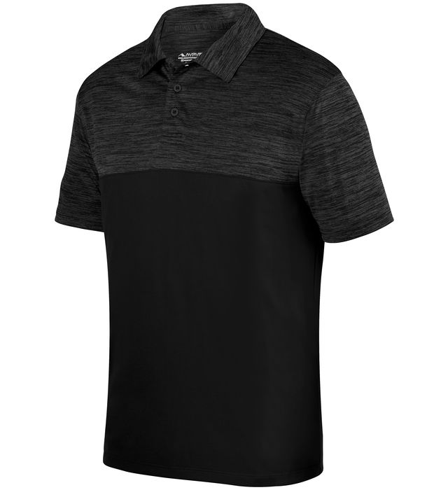 augusta-sportswear-self-fabric-collar-shadow-tonal-heather-polo-black
