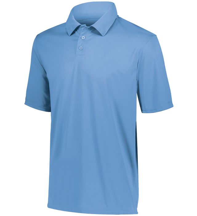 Augusta Sportswear Self-fabric Collar Vital Polo Polyester 5017 Columbia Blue