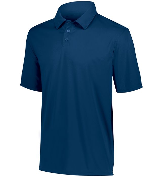 Augusta Sportswear Self-fabric Collar Vital Polo Polyester 5017 Navy