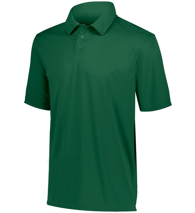 augusta-sportswear-self-fabric-collar-youth-vital-polo-dark green