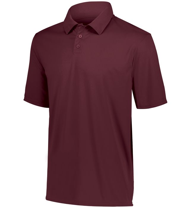 Augusta Sportswear Self-fabric Collar Youth Vital Polo Polyester 5018 Maroon (Hlw)