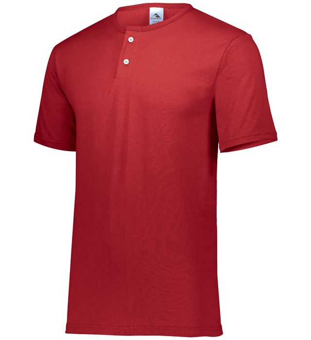 augusta-sportswear-two-button-baseball-jersey-red