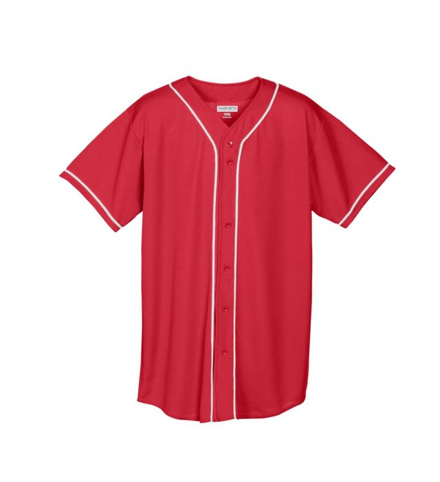 augusta-sportswear-wicking-mesh-button-front-jersey-with-braid-trim-red-white
