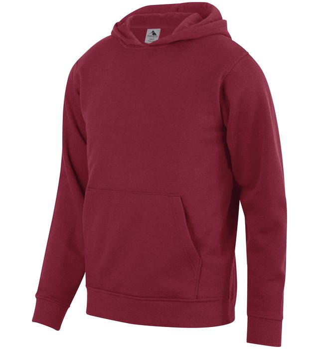 augusta-sportswear-youth-60-40-fleece-hoodie-cardinal
