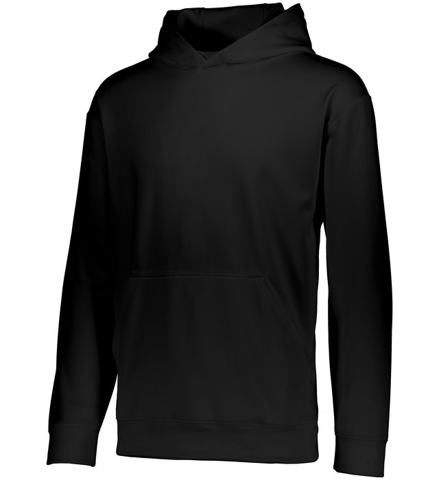 augusta-sportswear-youth-wicking-fleece-hoodie-black