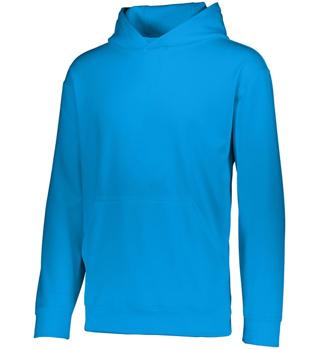 augusta-sportswear-youth-wicking-fleece-hoodie-power blue