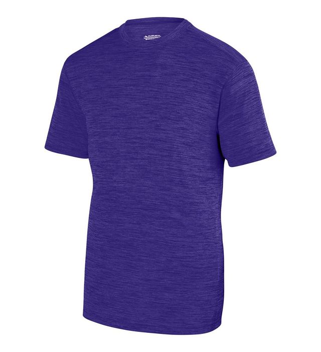Augusta Sportwear Adult Polyester heathered Moisture Wicking Crew Neck Tee 2900 Purple