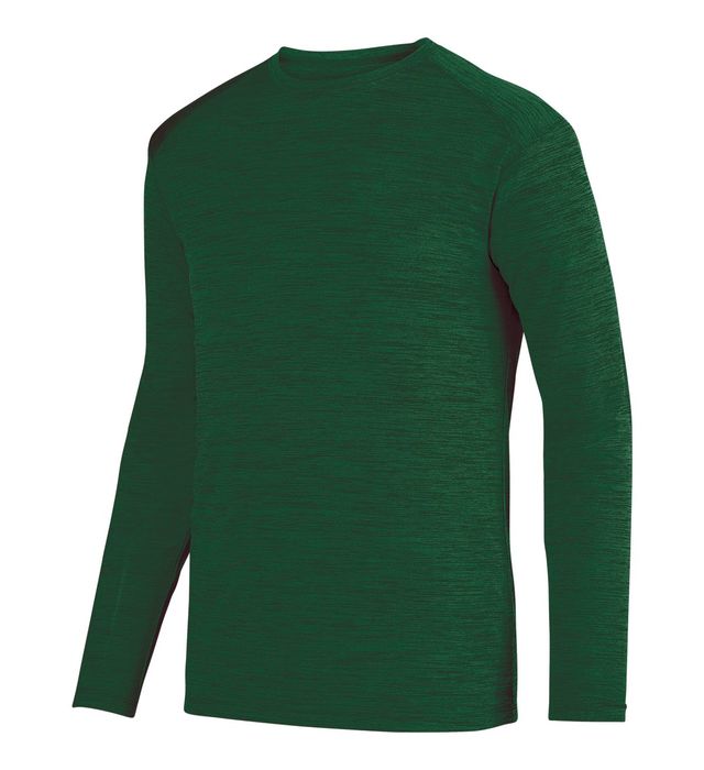 Augusta Sportwear Adult Polyester Heathered Moisture Wicking Long Sleeves 2903 Dark Green