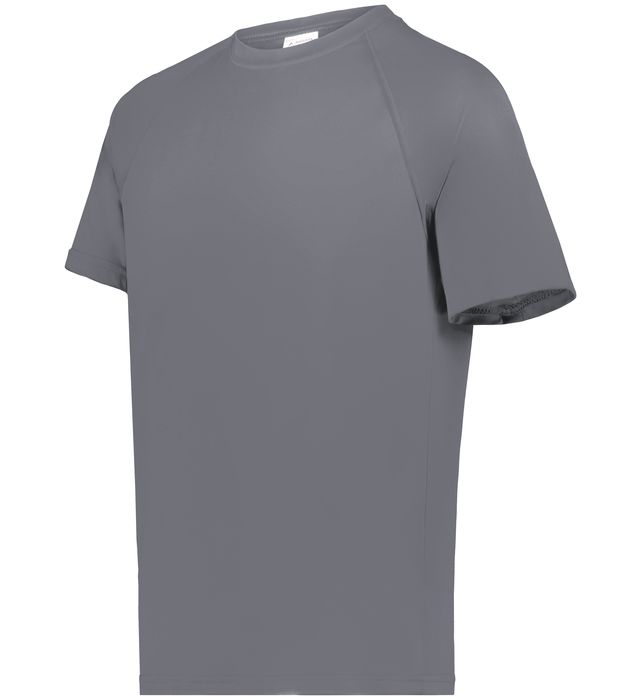 Augusta Sportwear Adult Polyester Moisture wicking Raglan Tee Shirt Graphite