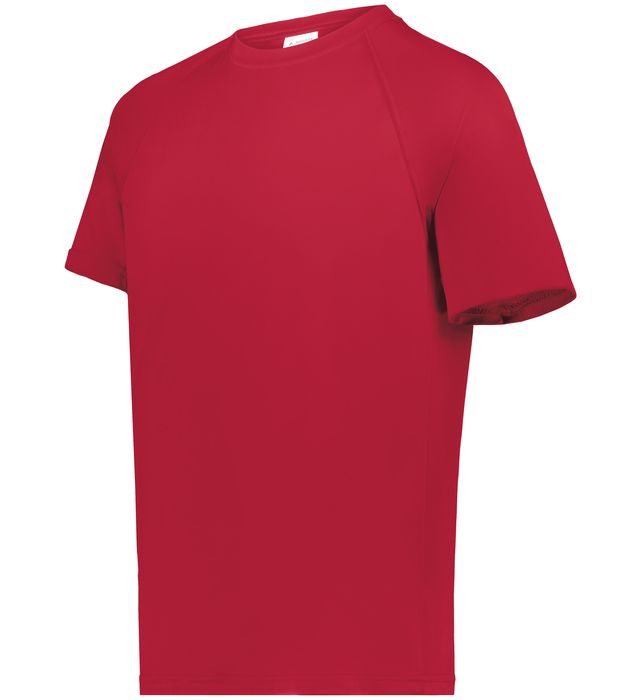 Augusta Sportwear Adult Polyester Moisture wicking Raglan Tee Shirt 2790 Scarlet