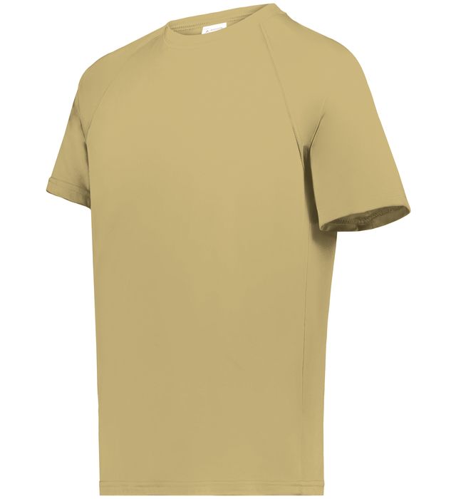 Augusta Sportwear Adult Polyester Moisture wicking Raglan Tee Shirt 2790 Vegas Gold