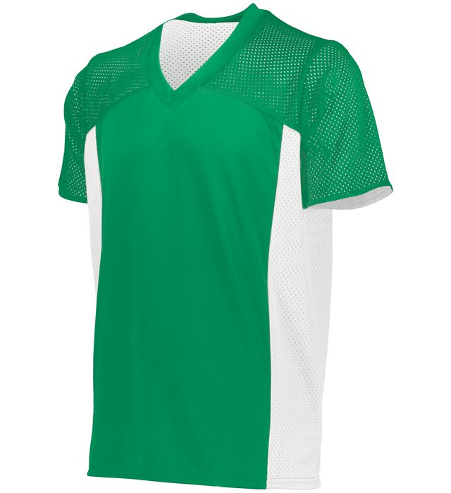 Augusta Sportwear Adult Polyester Sport Mesh Team Soccer Turnabout Jersey 264 Kelly/White
