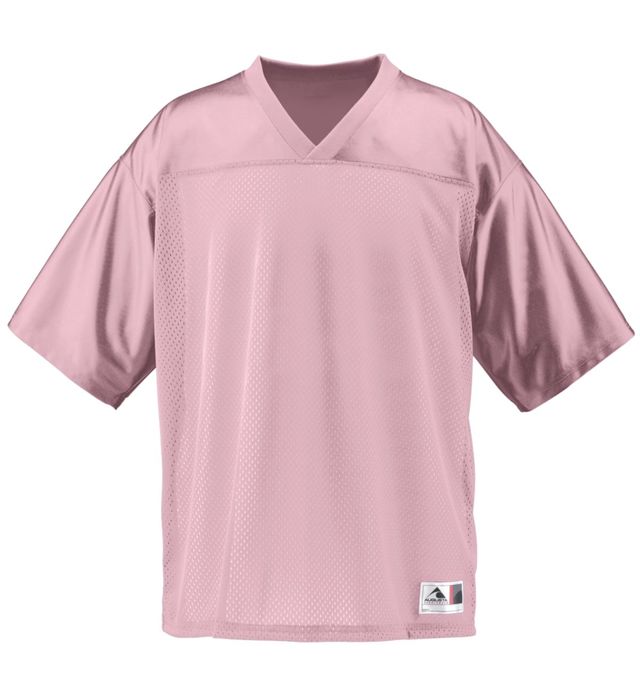 Augusta Sportwear Polyester dazzle fabric yoke Tricot Mesh Arena Jersey 257 Light Pink