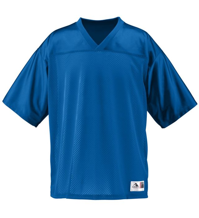 Augusta Sportwear Polyester dazzle fabric yoke Tricot Mesh Arena Jersey 257 Royal