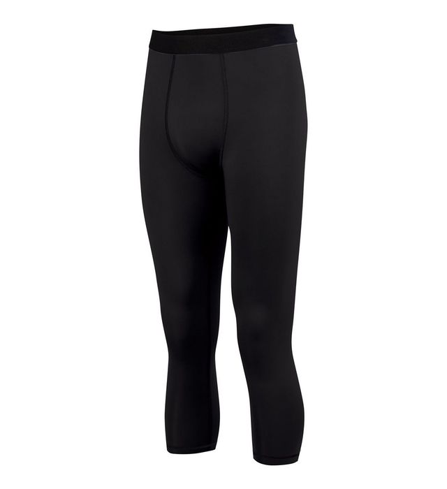 Augusta Sportwear Ultra Tight Fit Polyester Spandex Calf-Length Legwear 2618 Black