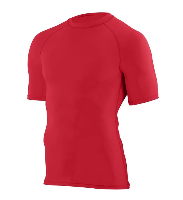Augusta Sportwear Ultra Tight Fit Polyester Spandex Knit Shirt 2600 Red
