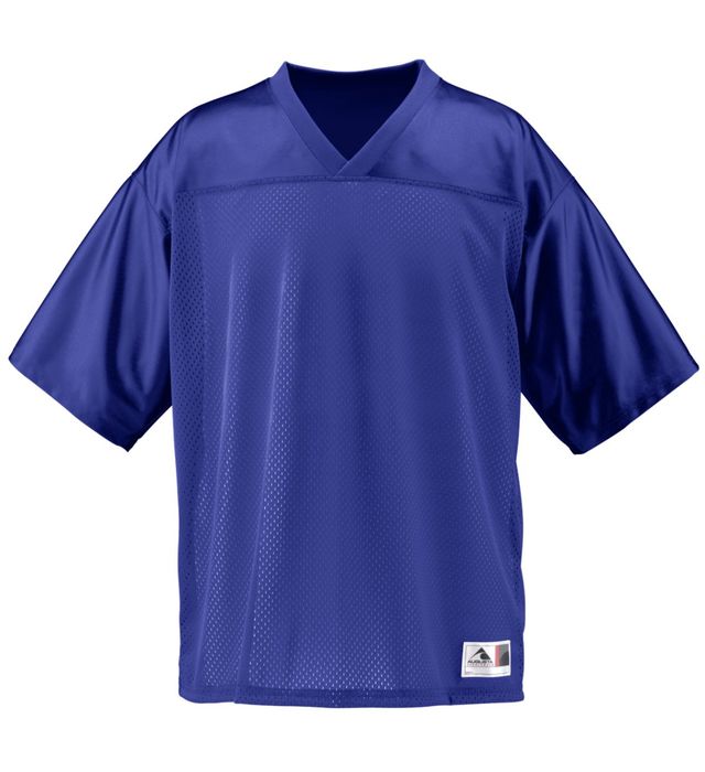 Augusta Sportwear Youth Polyester dazzle fabric yoke Tricot Mesh Arena Jersey 258 Purple