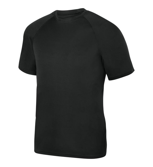 Augusta Sportwear Youth Polyester Moisture wicking Raglan Tee Shirt 2791 Black
