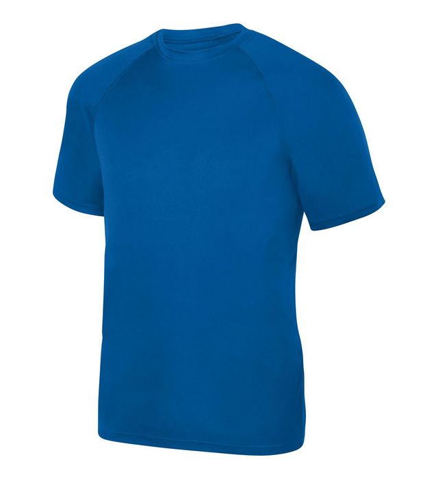 Augusta Sportwear Youth Polyester Moisture wicking Raglan Tee Shirt 2791 Royal