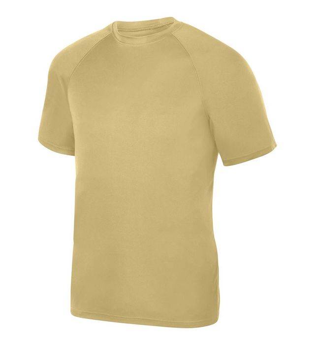 Augusta Sportwear Youth Polyester Moisture wicking Raglan Tee Shirt 2791 Vegas Gold