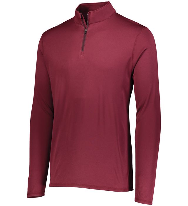 Augusta Sportwear Youth Polyester Wicking Go Team Player Quarter Zip Sweater 2786 Maroon