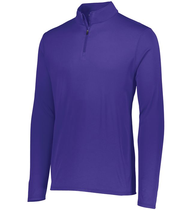 Augusta Sportwear Youth Polyester Wicking Go Team Player Quarter Zip Sweater 2786 Purple