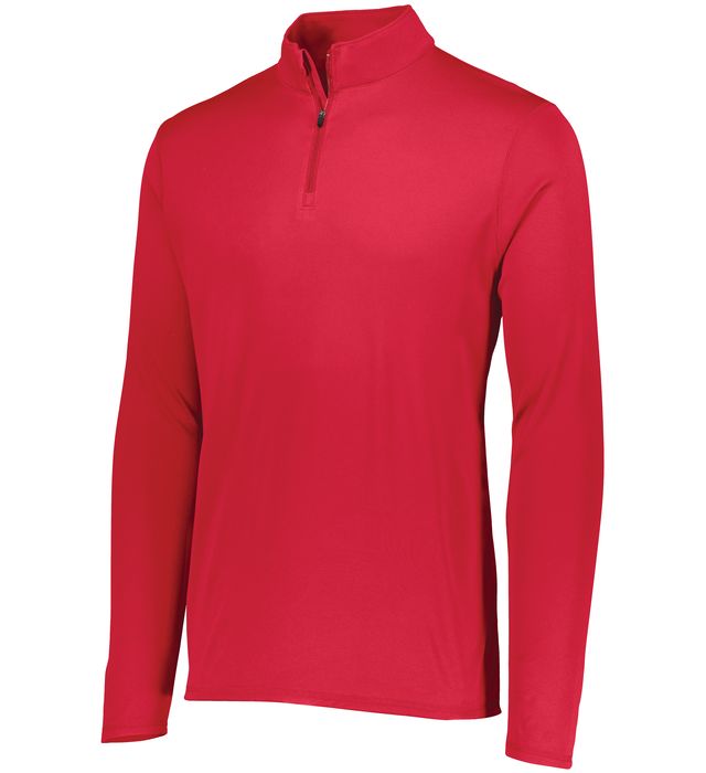 Augusta Sportwear Youth Polyester Wicking Go Team Player Quarter Zip Sweater 2786 Red