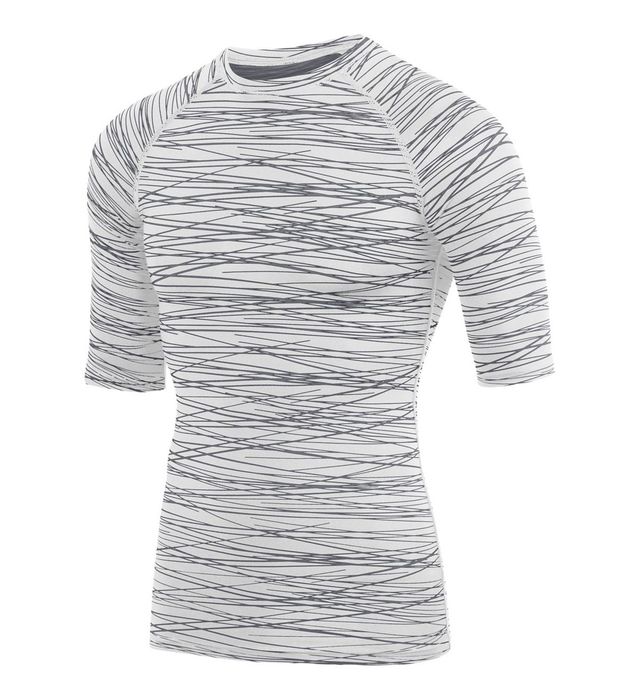 augusta-sportwear-youth-ultra-tight-fit-polyester-spandex-knit-half-sleeve-shirt-2607-white-graphiteprint