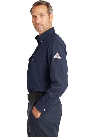 bulwark-cooltouch-2-ress-uniform-shirt-navy-side-view