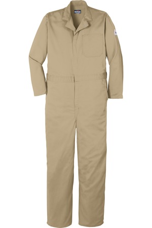 bulwark-fr-excel-classic-coverall-khaki-flat-front