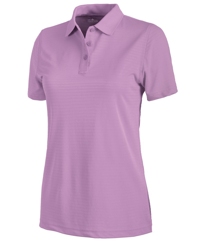 Charles River Apparel Style 2516 Women’s Shadow Stripe Polo Lavender