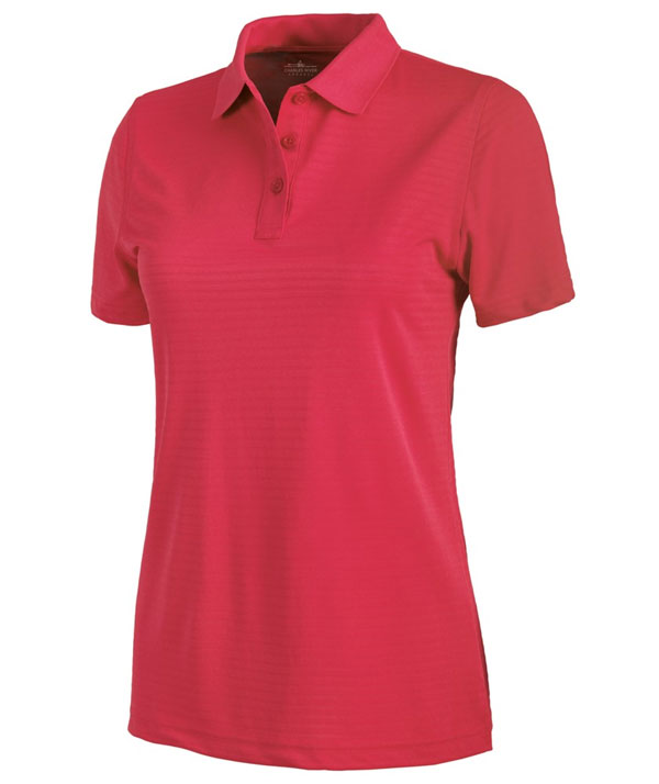 Charles River Apparel Style 2516 Women’s Shadow Stripe Polo Vivid Pink
