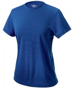 Charles River Apparel Style 2830 Women's Pique Wicking Tee Royal