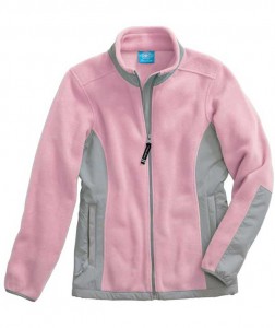 Charles River Apparel 5031 Women's Evolux Fleece Jacket - Pink/Grey