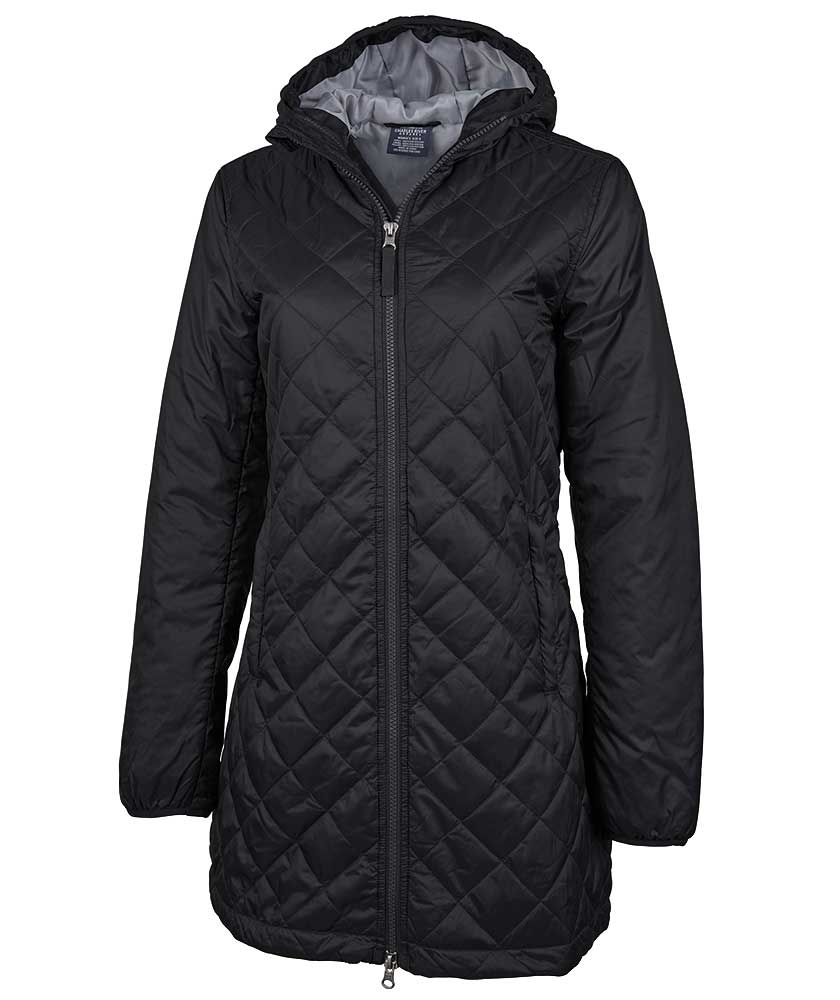 Charles River Apparel 5245 Women’s Lithium Hooded Parka Black