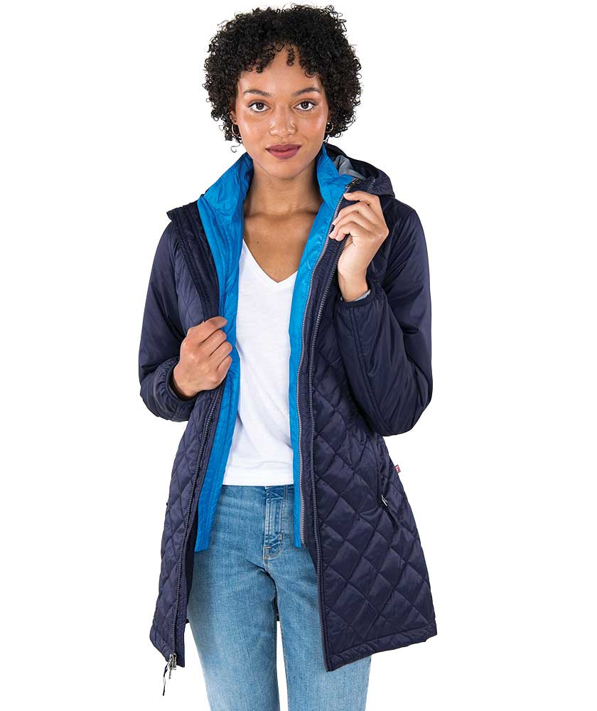 Charles River Apparel 5245 Women’s Lithium Hooded Parka Navy