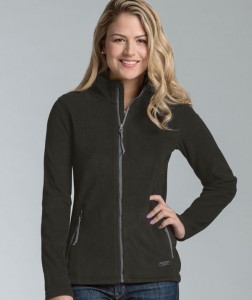 Charles River Apparel 5250 Women's Boundary Fleece Jacket - Black Model