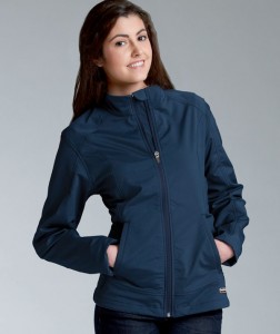 Charles River Apparel 5317 Women's Axis Soft Shell Jacket - Navy Model