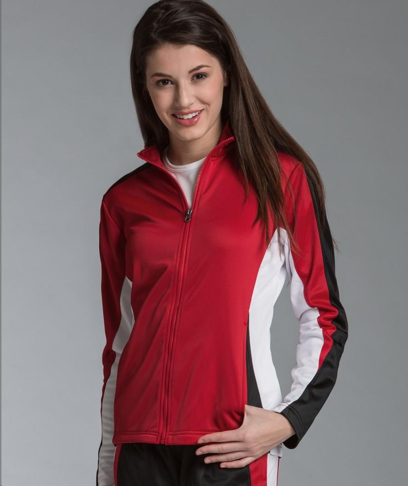 Charles River Apparel Style 5494 Women’s Energy Jacket Red/Black/White