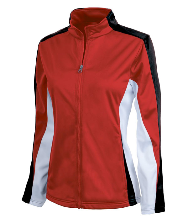 Charles River Apparel 5494 Women's Energy Jacket - Red/Black/White