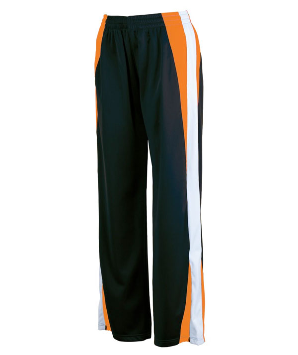Charles River Apparel 5496 Women's Energy Activewear Pants - Black/Orange/White