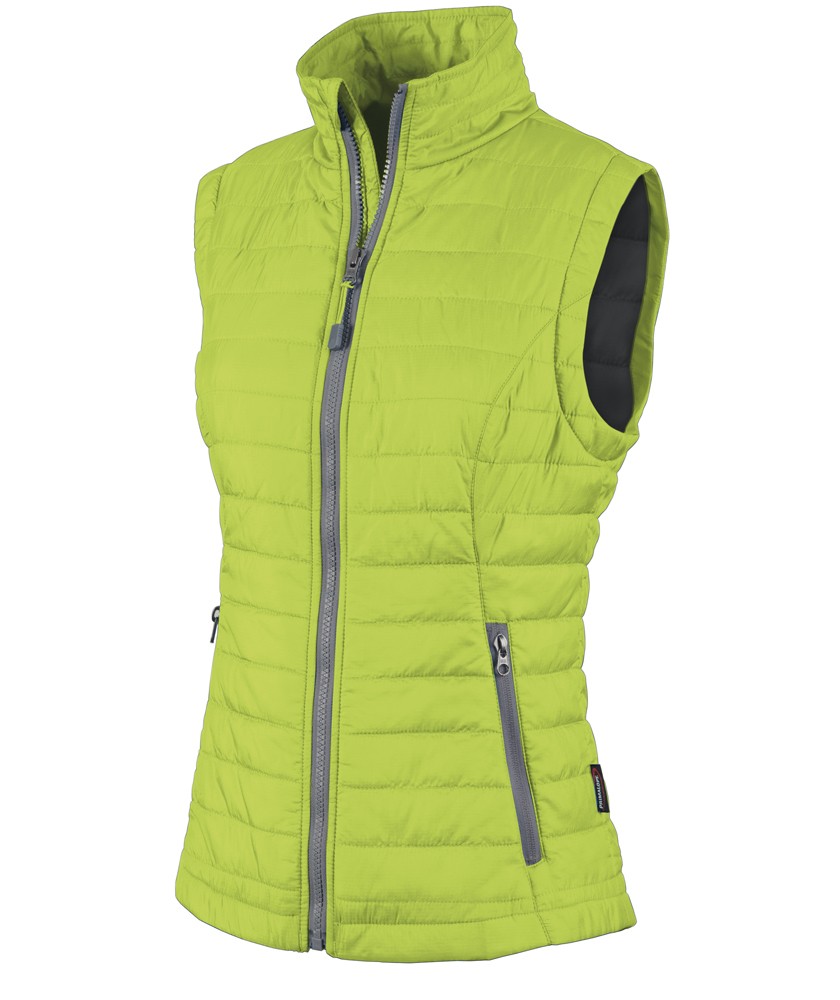 Charles River Apparel 5535 Women’s Radius Quilted Vest Lime Grey