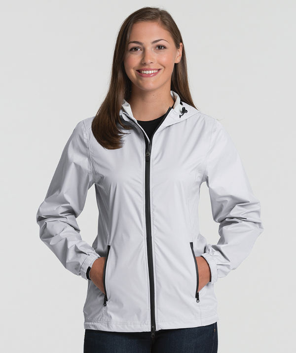 Charles River Apparel 5680 Women’s Watertown Nylon Full-Zip Jacket White