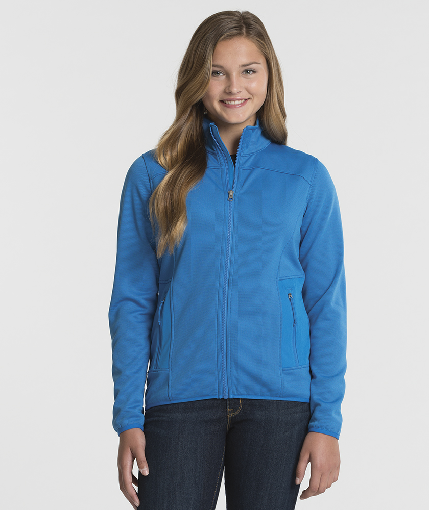 charles-river-apparel-5683-womens-waypoint-birdseye-fleece-jacket-cobalt