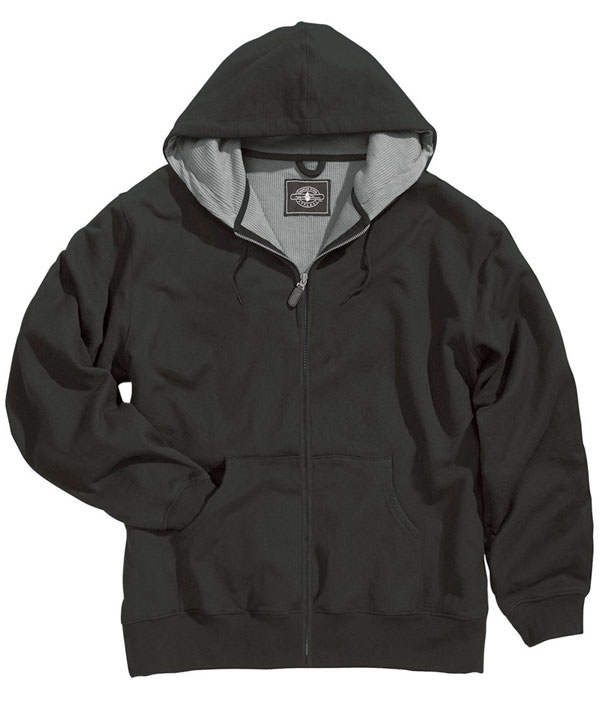 Charles River Apparel 9542 Tradesman Full Zip Heavy Duty Sweatshirt - Black