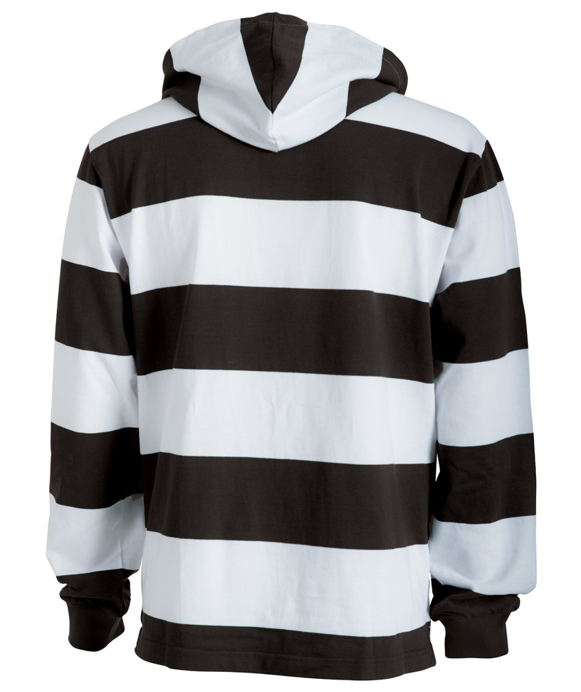 Charles River Apparel Style 9574 Hooded Rugby Pullover Back