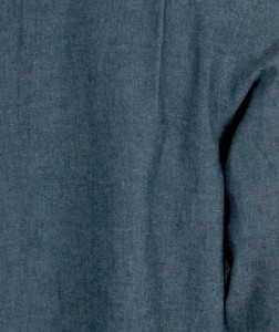 Charles River Apparel 3329 Indigo Blue Straight Collar Chambray Long Sleeve Shirt Material