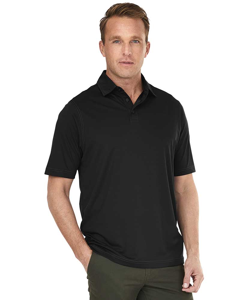 Charles River Apparel Men’s Wellesley Polo Shirt Black