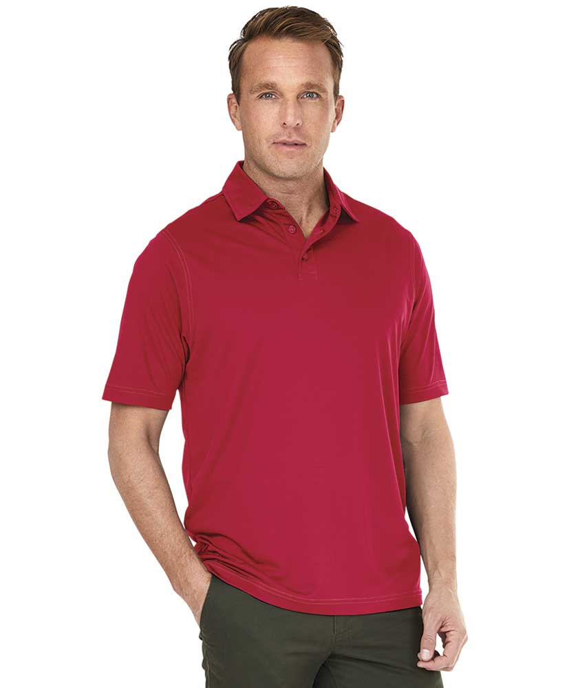 Charles River Apparel Men’s Wellesley Polo Shirt Red